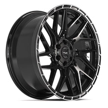 Charger l'image dans la galerie, 4PS28-22100-6D55-24BBT - 4Play 4PS28 22X10 6X139.7 / 6X135 ET24mm Gloss Black with Brushed Face &amp; Tinted Clear - 4Play Wheels Canada