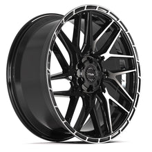 Charger l'image dans la galerie, 4PS28-24100-6D55-24BBT - 4Play 4PS28 24X10 6X139.7 / 6X135 ET24mm Gloss Black with Brushed Face &amp; Tinted Clear - 4Play Wheels Canada