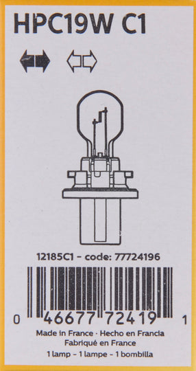 HPC19WC1 Philips HiPerClick Bulb HPC19WNA - Standard - Single Commercial Pack Philips Bulbs