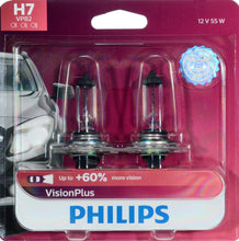 Load image into Gallery viewer, H7VPB2 Philips VisionPlus Headlight H7 - VisionPlus - Twin Blister Pack Philips Bulbs