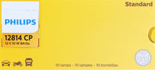 Load image into Gallery viewer, 12814CP Philips Standard Miniature 12814 - Standard - Multiple Commercial 10-Pack Philips Bulbs