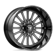 Load image into Gallery viewer, AFTGN08G24-5-21 - American Force AFW Lexar 22X10 8X180 -25mm Gloss Black Mill-Mach - American Force Wheels Canada