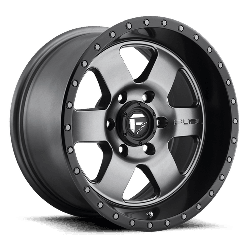 D61920908957 - Fuel Off-Road D619 Podium 20X9 6X135 ET 20mm Matte Gun Metal Black Bead Ring - Fuel Off-Road Wheels Canada