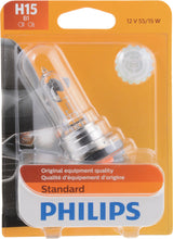 Load image into Gallery viewer, H15B1 Philips Standard Headlight H15 - Standard - Single Blister Pack Philips Bulbs