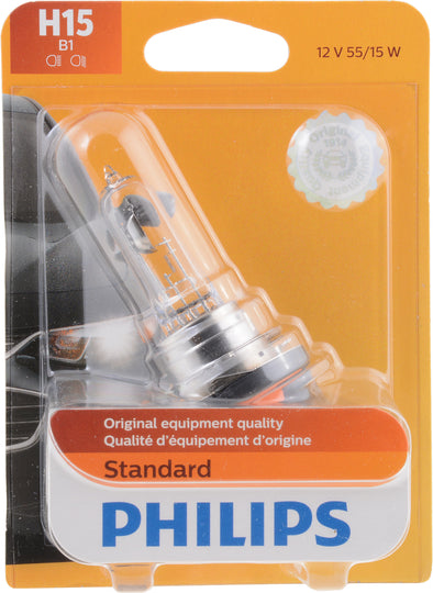 H15B1 Philips Standard Headlight H15 - Standard - Single Blister Pack Philips Bulbs