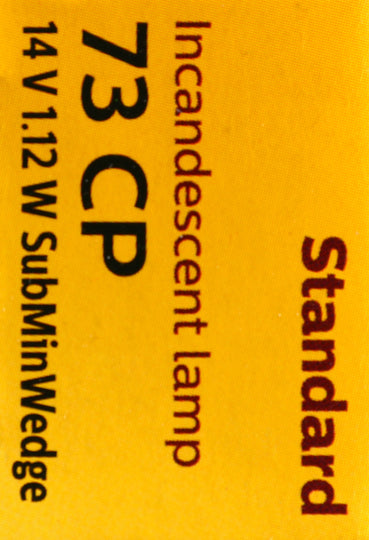 73CP Philips Standard Miniature 73 - Standard - Multiple Commercial 10-Pack Philips Bulbs