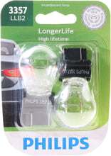 Load image into Gallery viewer, 3357LLB2 Philips LongerLife Miniature 3357LL - LongerLife - Twin Blister Pack Philips Bulbs