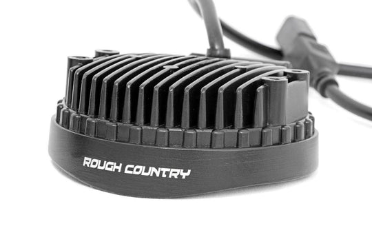 70804 Chrome Series LED Light Pair - 4 Inch - Round Rough Country Canada