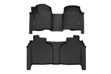 Load image into Gallery viewer, M-21613 Floor Mats - FR &amp; RR - OV Hump - Crew - Chevy/GMC 1500 (19-23) Rough Country Canada