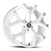 Load image into Gallery viewer, X0529051435WM - Xcess X05 5 Flake 22X9 5X114.3 35mm White Machined - Xcess Wheels Canada