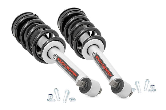 501034 Loaded Strut Pair - 5 Inch - Chevy/GMC 1500 (14-18) Rough Country Canada