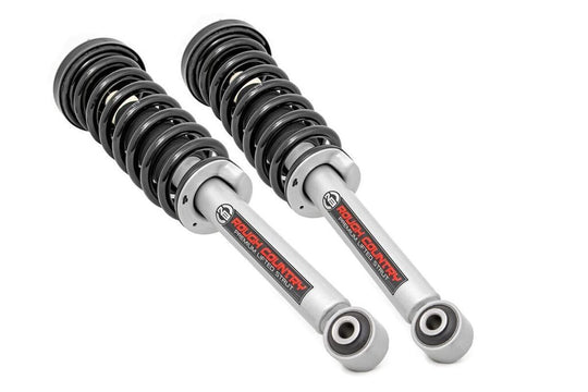 501054 Loaded Strut Pair - 4 Inch - Ford F-150 4WD (2009-2013) Rough Country Canada