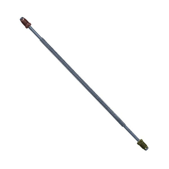 501352 3/16" Armored Steel 52" Length Armoured Line Euro Bubble Flare 10X1.0mm Fittings With Fitting #3044 Line Tectonic Automotive Accessories