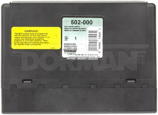 502-000 Body Control Module Dorman - OE Solutions Canada