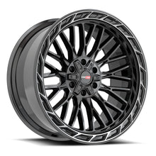 Load image into Gallery viewer, 502209570BDCTR - Vortek VRP-502 20X9 6X139.7 / 6X135 0mm Gloss Black Center &amp; Diamond Cut Ring With Dark Tint - Vortek Wheels Canada