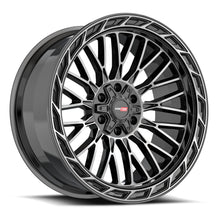 Load image into Gallery viewer, 502221057-18BDCDT-B - Vortek VRP-502 22X10 6X135 / 6X139.7 -18mm Black - Vortek Wheels Canada