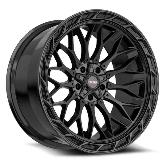 503209440GB - Vortek VRP-503 20X9 5X150 / 5X139.7 0mm Gloss Black - Vortek Wheels Canada