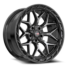 Load image into Gallery viewer, 504201043-18BDCDT - Vortek VRP-504 20X10 5X127 / 5X139.7 -18mm Black Diamond Cut With Dark Tint - Vortek Wheels Canada