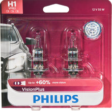 Load image into Gallery viewer, H1VPB2 Philips VisionPlus Headlight H1 - VisionPlus - Twin Blister Pack Philips Bulbs