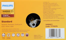 Load image into Gallery viewer, H4666C1 Philips Standard Sealed Beam H4666 - Standard - Single Commercial Pack Philips Bulbs