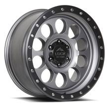 Charger l'image dans la galerie, 50CAL-2957MGMBR - Lock Offroad 50CAL 20X9 5X127 ET 0mm Matte Grey With Black Ring - Lock Offroad Wheels Canada