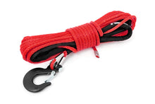 Load image into Gallery viewer, RS161 Synthetic Rope - 1/4 Inch - 50 Ft - Red Rough Country Canada