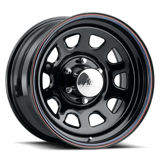 Allied 51 Black Daytona 15X8 5X114.3 6mm Black