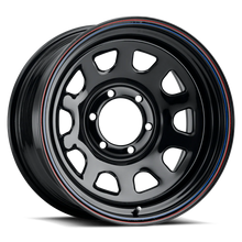 Load image into Gallery viewer, 5179080 - Allied 51 Black Daytona 17X9 8X165.1 0mm Black - Allied Wheels Canada