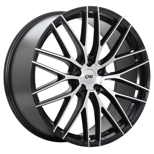 DW8318001A - DAI Wheels Rennsport 18X8.0 5x114.3 45mm Gloss Black - Machined Face - DAI Wheels Wheels Canada