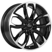 Load image into Gallery viewer, R14817001 - ART Replica 148 17X7.5 5X114.3 ET 40mm Gloss Black - Machined Face - ART Replica Wheels Canada