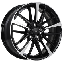 Load image into Gallery viewer, R15517001 - ART Replica 155 17X7 5X114.3 ET 40mm Gloss Black - Machined Face - ART Replica Wheels Canada