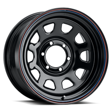 Load image into Gallery viewer, 5150034 - AWC 51-Daytona 15X10 5X120.7 -38mm Black - AWC Wheels Canada