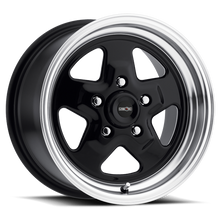 Load image into Gallery viewer, 521H5765B0 - Vision 521 Nitro 15X7 5X114.3 0mm Gloss Black Machined Lip - Vision Wheels Canada