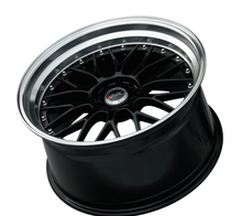 Load image into Gallery viewer, 52177082N - XXR 521 17X7 4X114.3 / 4X100 38mm Black / Machined Lip - XXR Wheels Canada