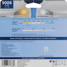 Load image into Gallery viewer, 9008CVB2 Philips CrystalVision ultra Headlight 9008 - CrystalVision Ultra - Twin Blister Pack Philips Bulbs