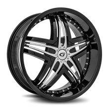 Load image into Gallery viewer, G1-229BLNK4073B - Diablo Blitz 22X9.5 Blank 40mm Gloss Black - Diablo Wheels Canada