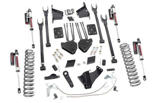 52750 6 Inch Lift Kit -4-Link - No OVLD - Vertex - Ford Super Duty (15-16) Rough Country Canada