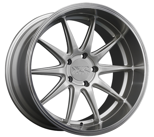 XXR 527D 18X10.5 5X114.3 20mm Silver / Machined Lip