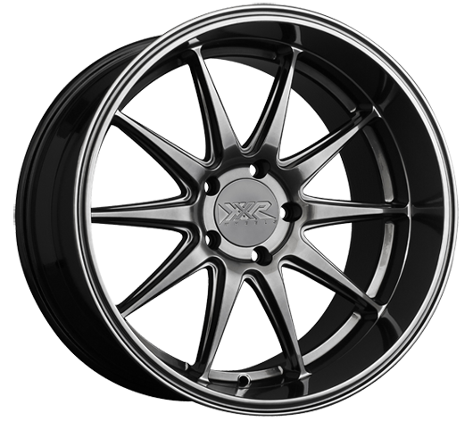 XXR 527D 18X9 5X114.3 35mm Chromium Black