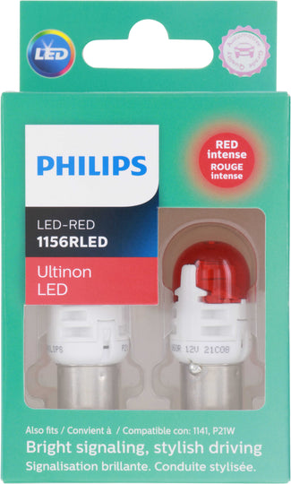 1156RLED Philips Ultinon LED 1156RLED - Ultinon LED - Red Philips Bulbs