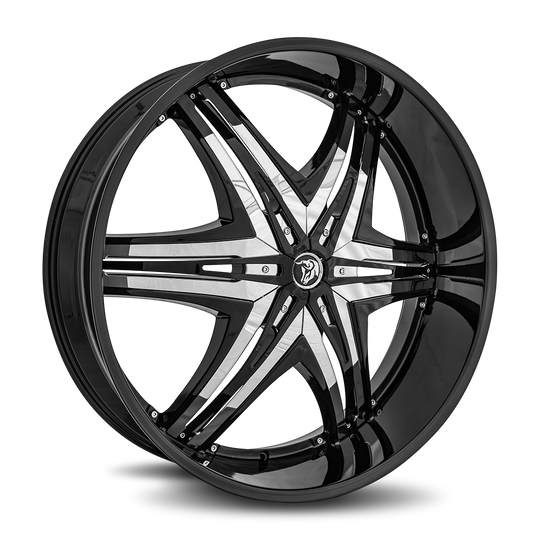 DE-301BLNK1578XLB - Diablo Elite G2 30X10 Blank 15mm Gloss Black - Diablo Wheels Canada