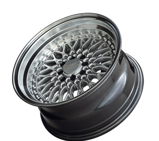 53658463 - XXR 536 15X8 4X114.3 / 4X100 0mm Hyper Silver / Machined Lip - XXR Wheels Canada