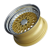 Load image into Gallery viewer, 53668087 - XXR 536 16X8 4X114.3 / 4X100 20mm Hyper Gold / Machined Lip - XXR Wheels Canada
