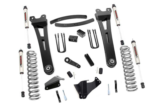 53770 6 Inch Lift Kit - Gas - Radius Arm - V2 - Ford Super Duty (05-07) Rough Country Canada