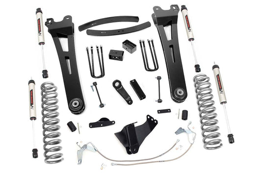53970 6 Inch Lift Kit - Gas - Radius Arm - V2 - Ford Super Duty (08-10) Rough Country Canada
