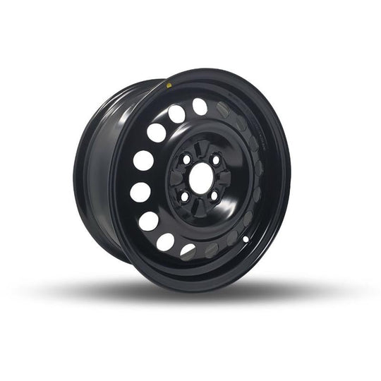 540002 - DTD Steel Wheel 15X6 4X100 ET 39mm Black - DTD Wheels Canada