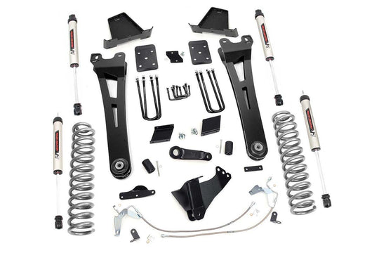 54070 6 Inch Lift Kit - Diesel - Radius Arm - OVLD - V2 - Ford Super Duty (11-14) Rough Country Canada