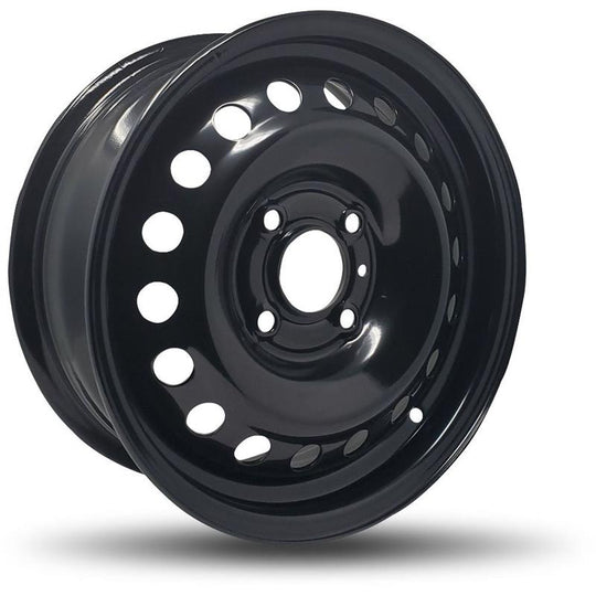 541402 - DTD Steel Wheel 15X6 4X114.3 ET 40mm Black - DTD Wheels Canada