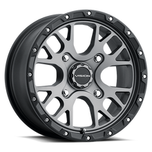 Load image into Gallery viewer, 545-147156SGBL44 - Vision 545 Rocker 14X7 4X156 13mm Satin Grey - Vision Wheels Canada