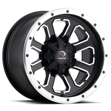 Load image into Gallery viewer, 548-128156MBMF4 - Vision 548 Commander 12X8 4X156 -10.2mm Matte Black Machined Face - Vision Wheels Canada